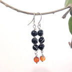 Custom Wire Wrapped Crystal Earrings - single or pair | Small