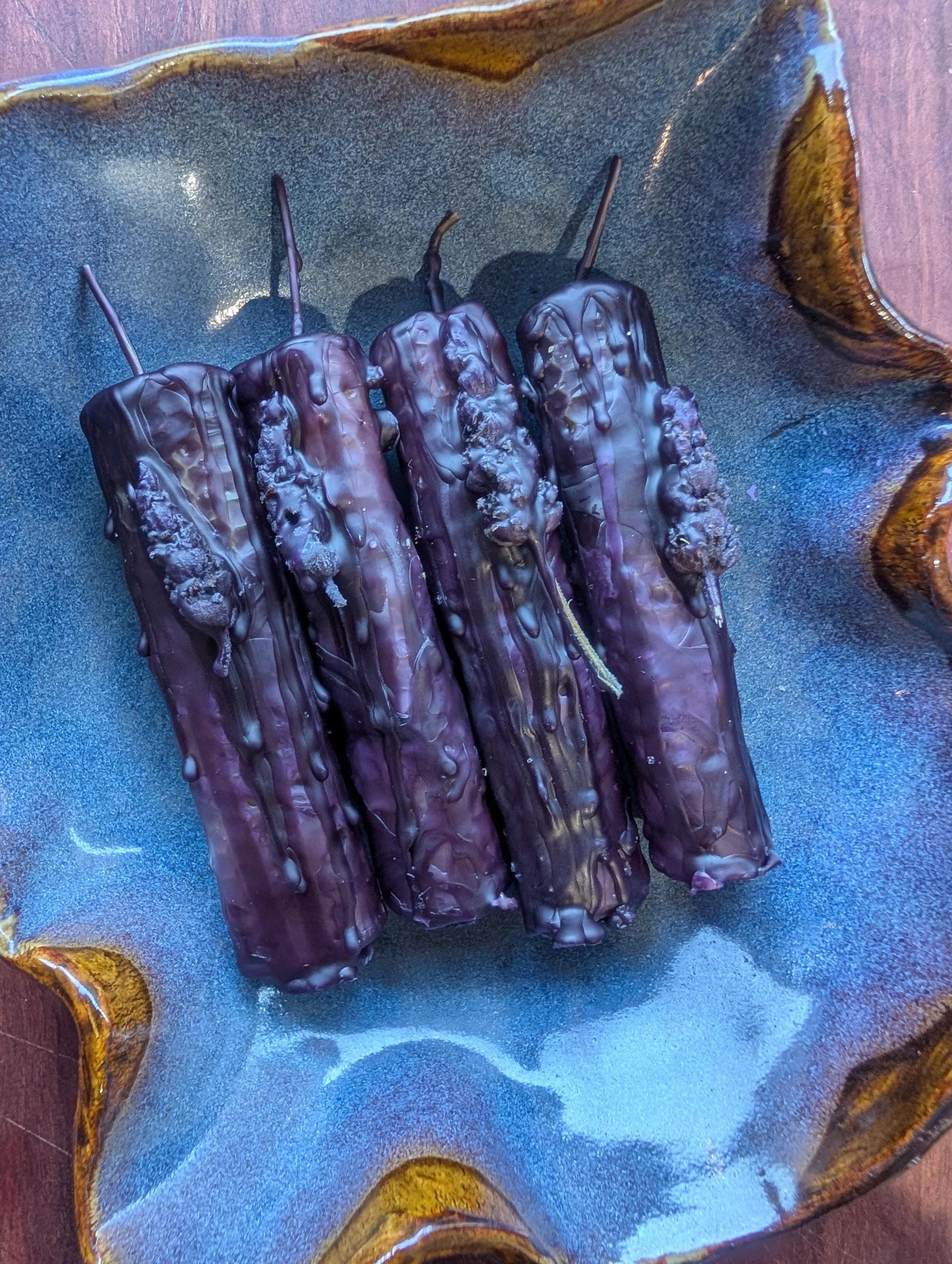 Intuition and clarity ritual beeswax candles