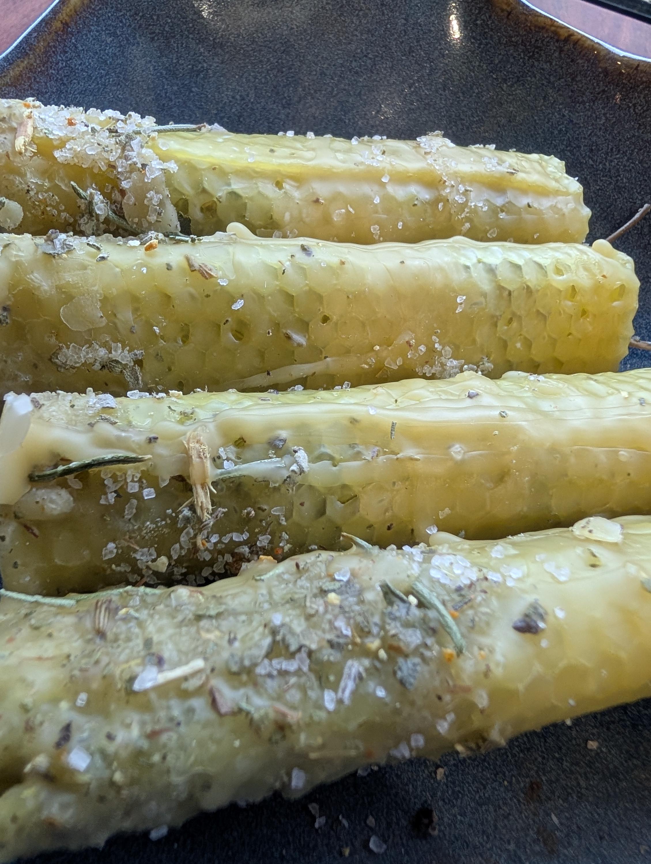 Cleansing and renewal ritual beeswax candles