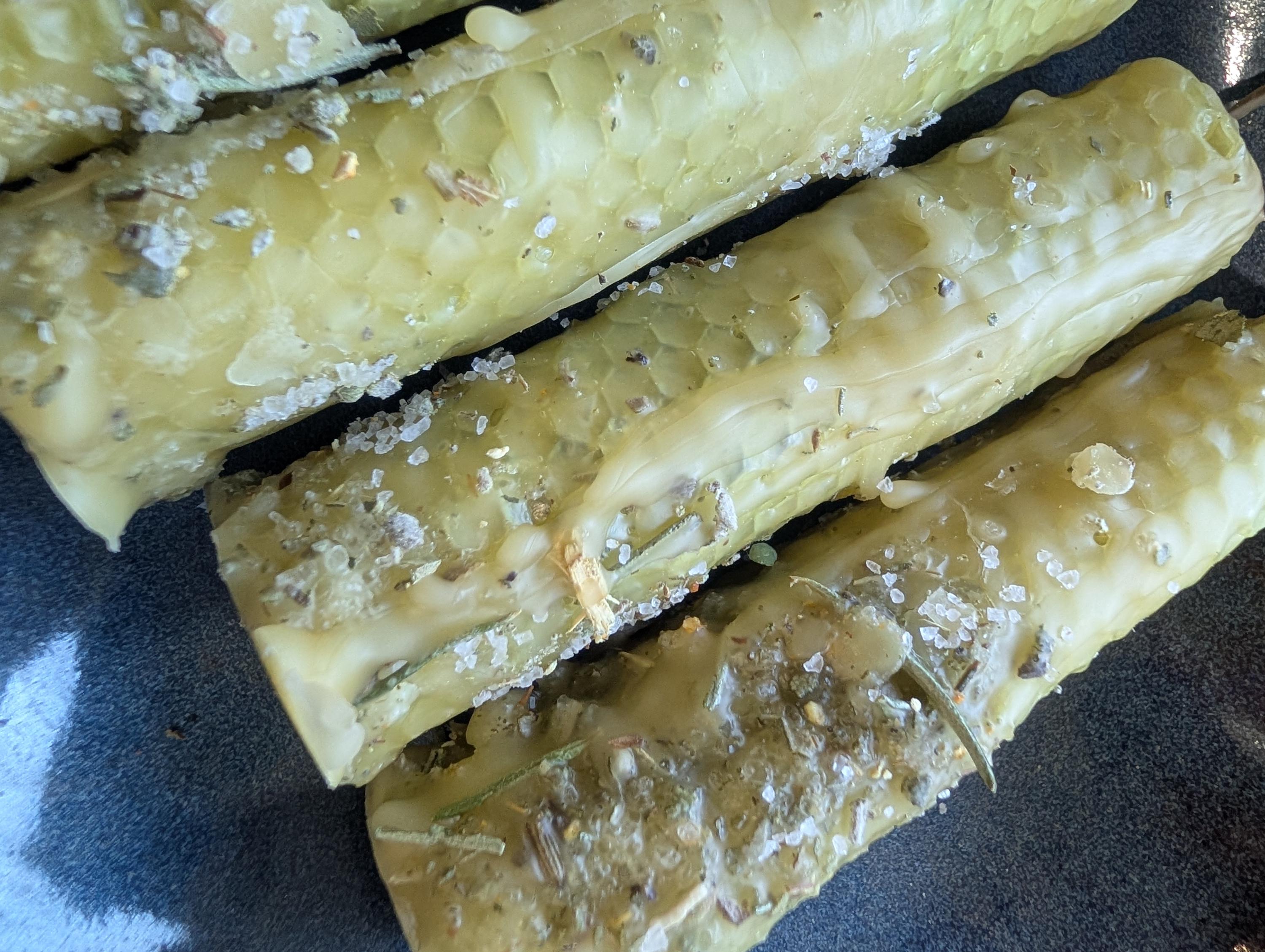 Cleansing and renewal ritual beeswax candles