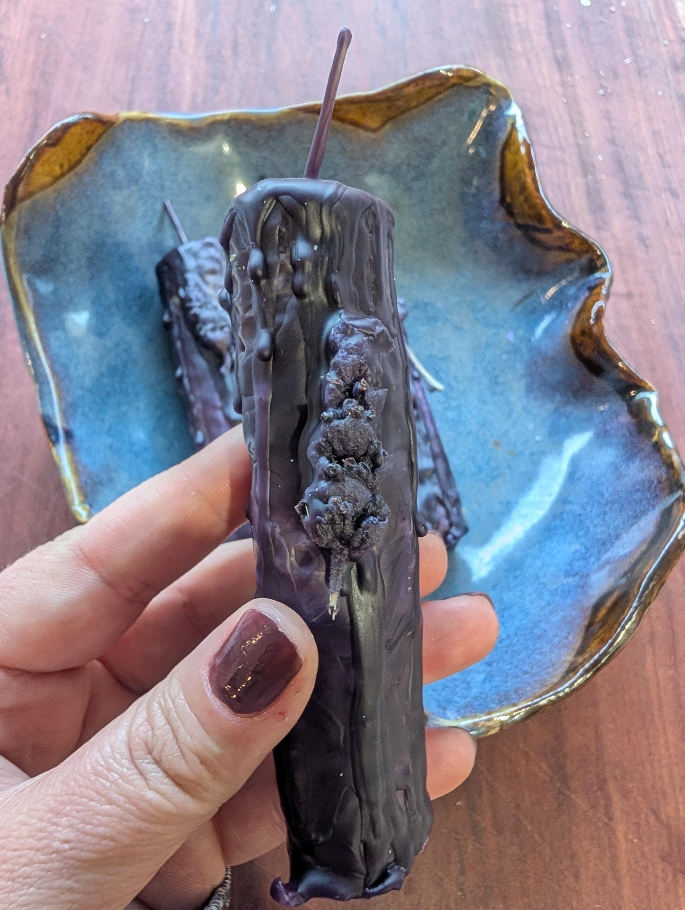 Intuition and clarity ritual beeswax candles