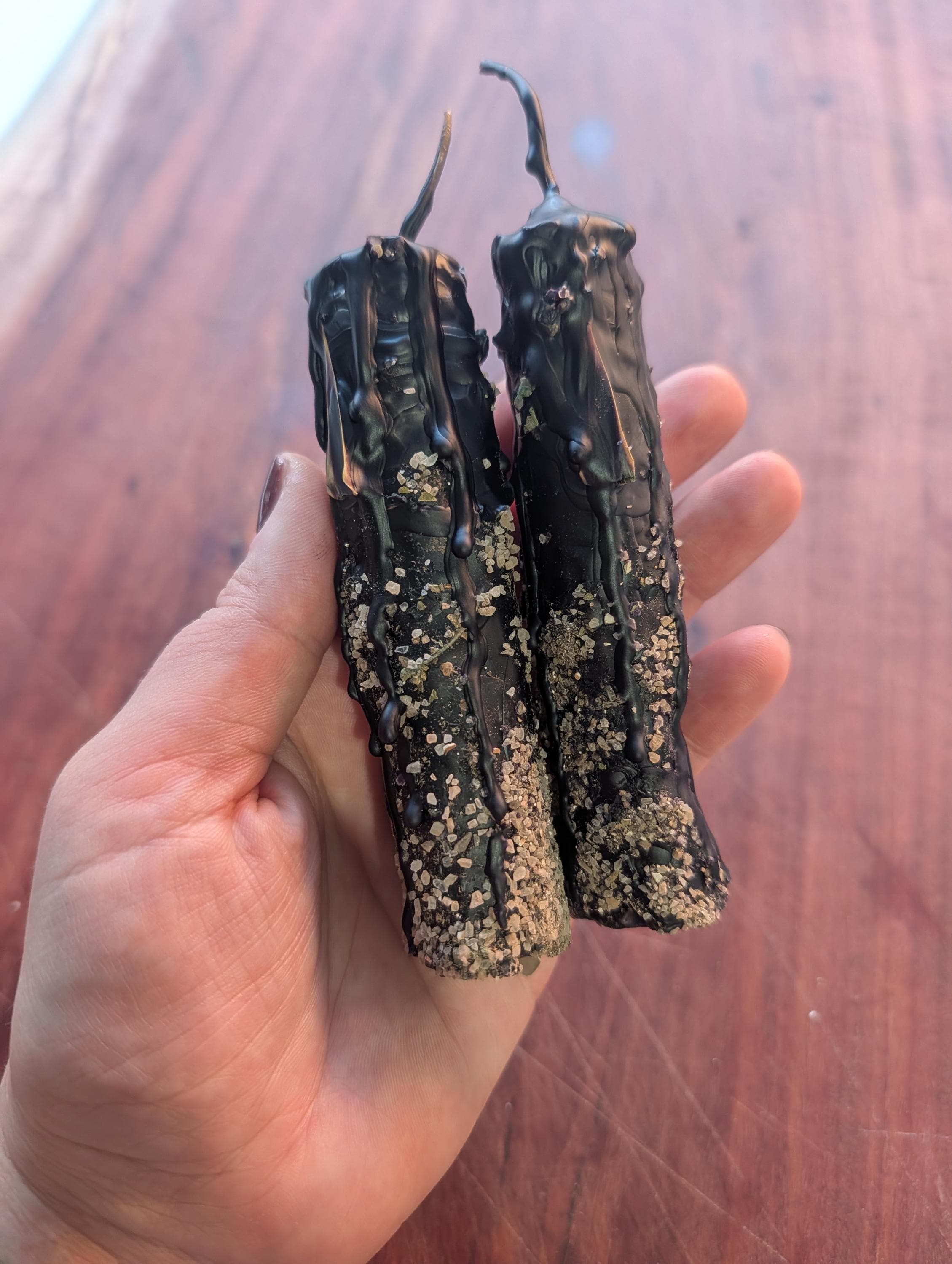 Protection ritual beeswax candles
