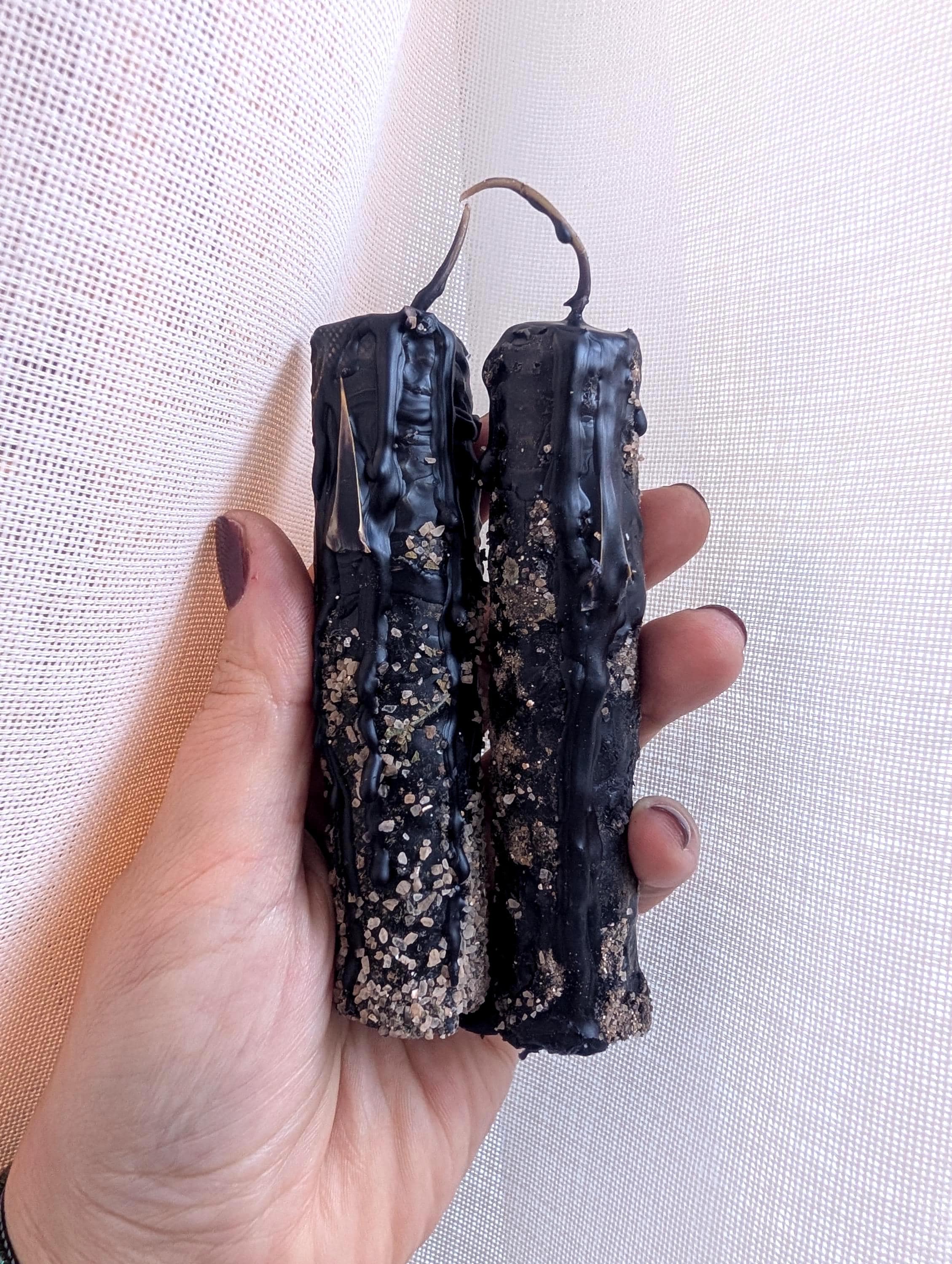 Protection ritual beeswax candles