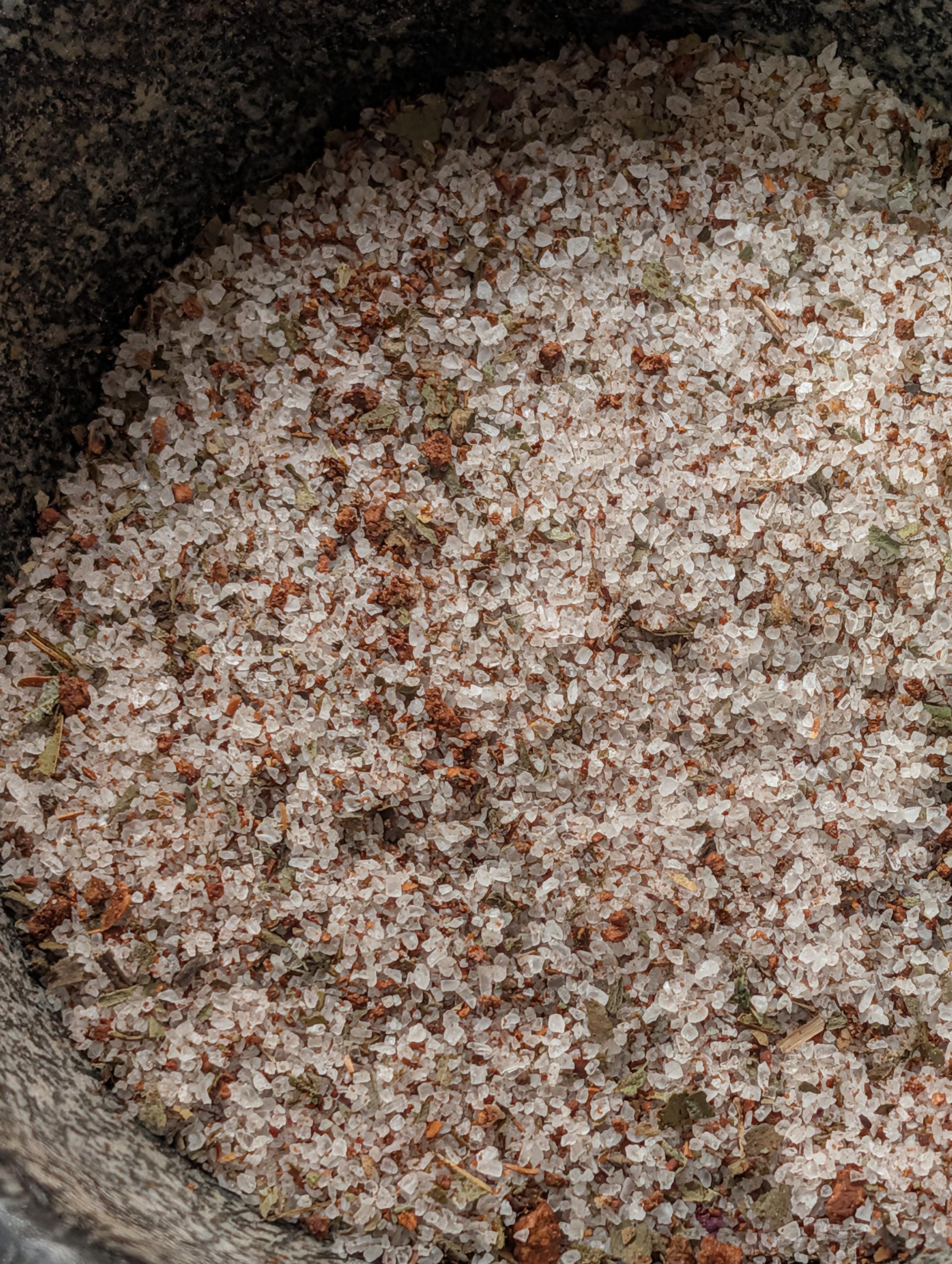 Abundance and prosperity sweeping salt