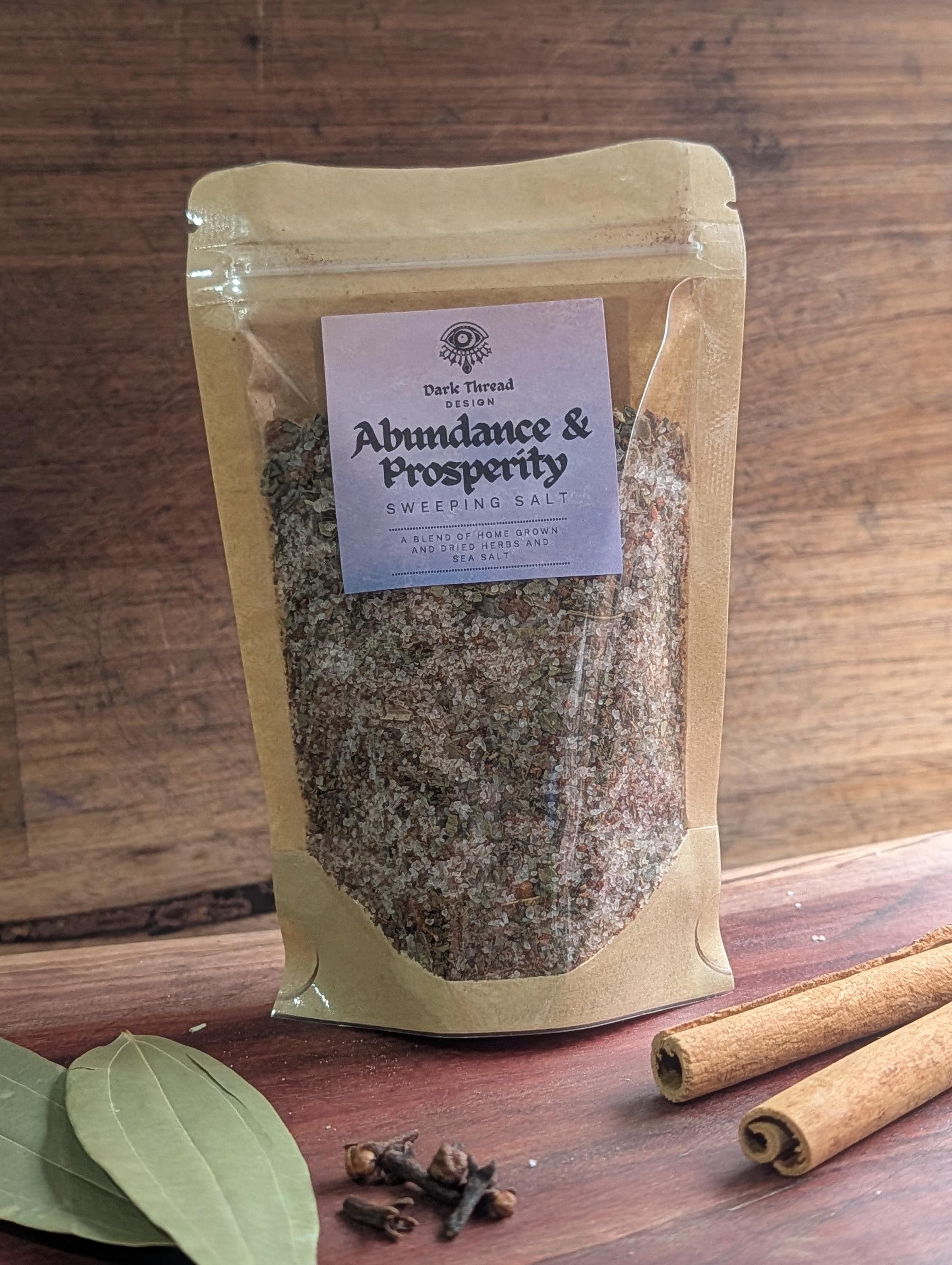 Abundance and prosperity sweeping salt