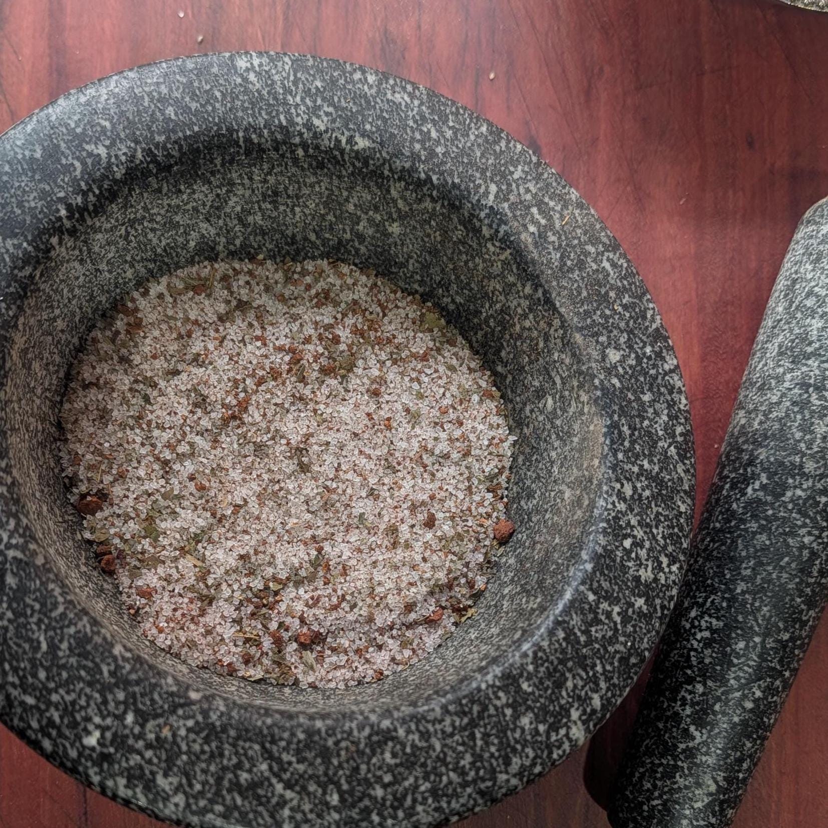 Abundance and prosperity sweeping salt