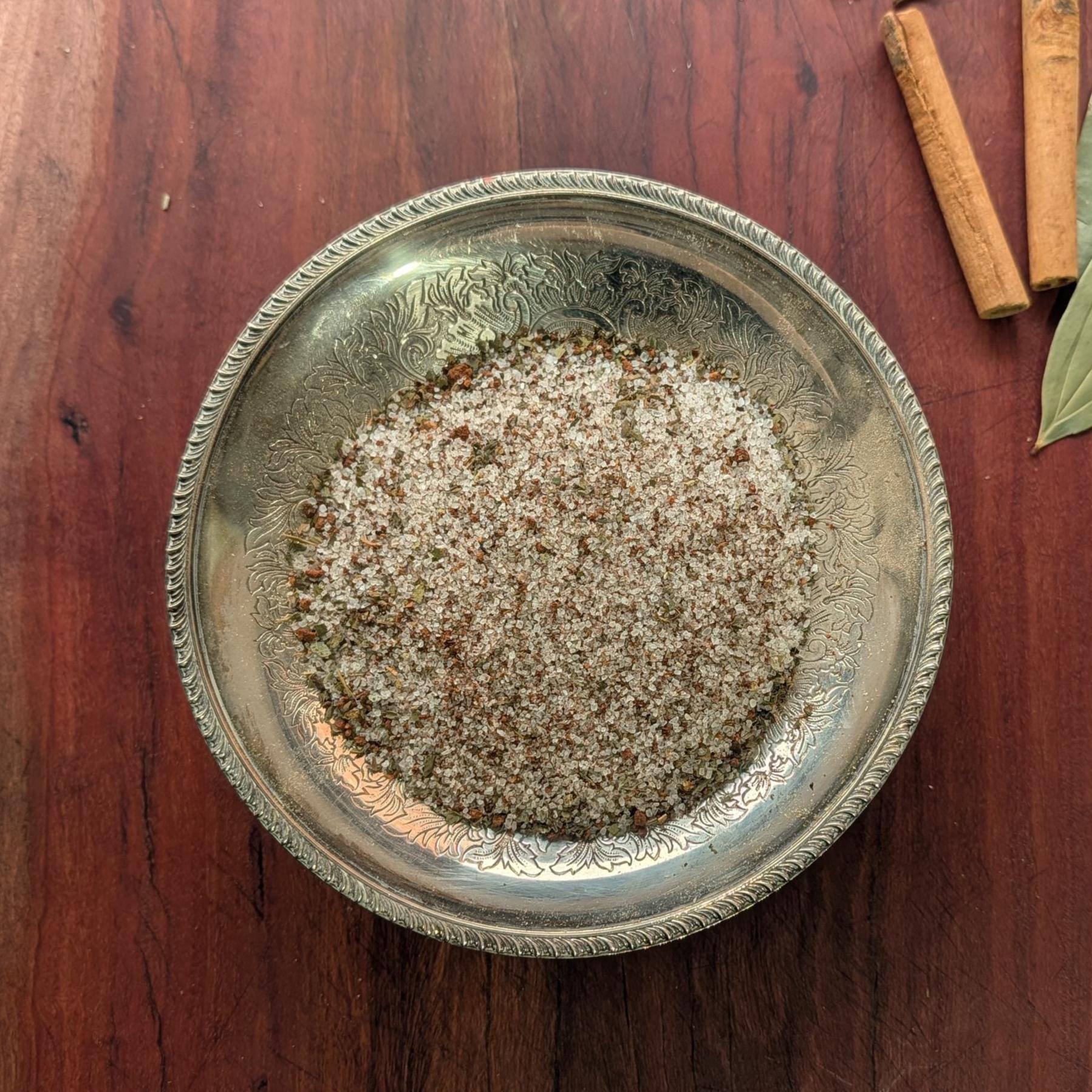 Abundance and prosperity sweeping salt