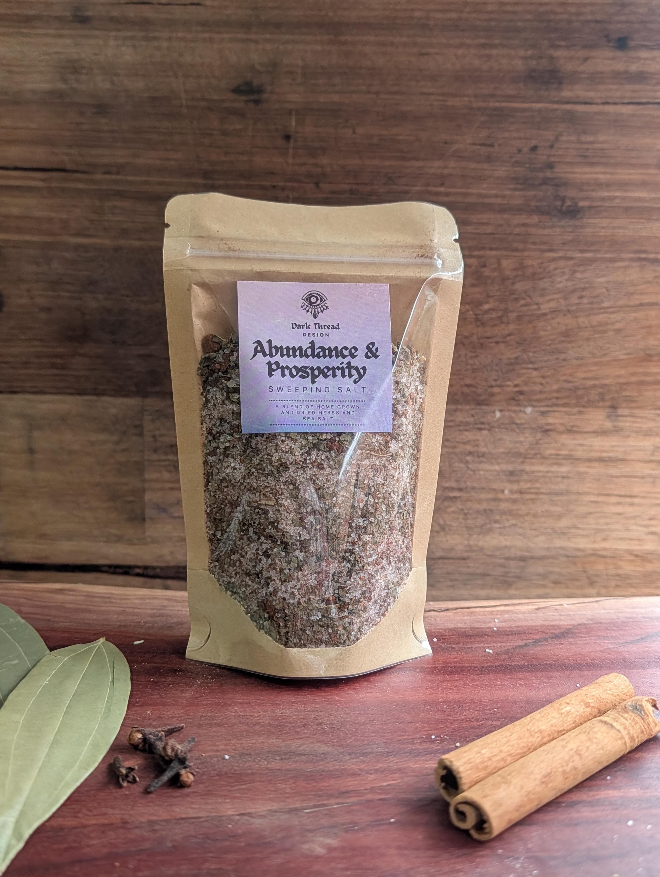 Abundance and prosperity sweeping salt