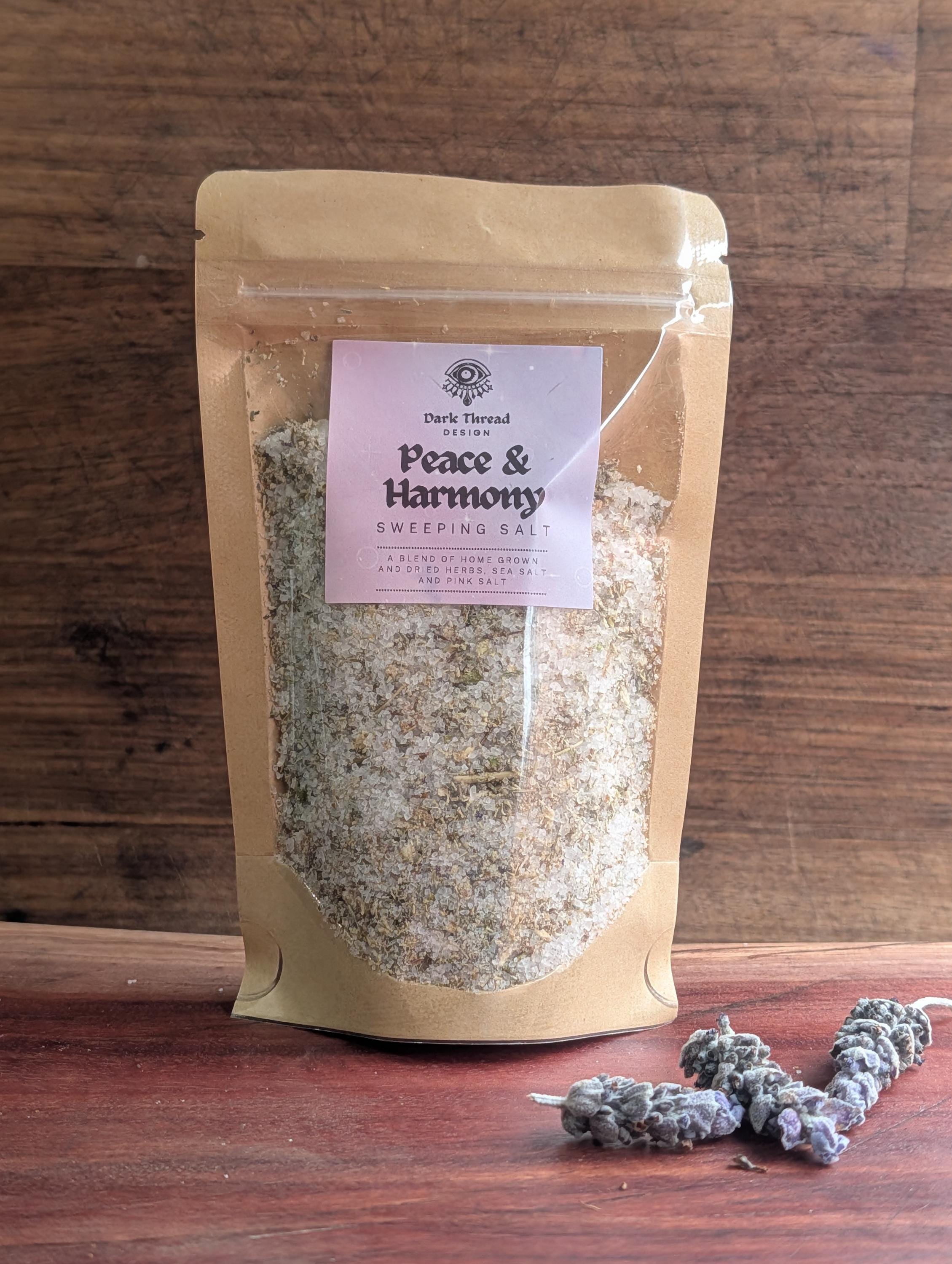Peace and harmony sweeping salt