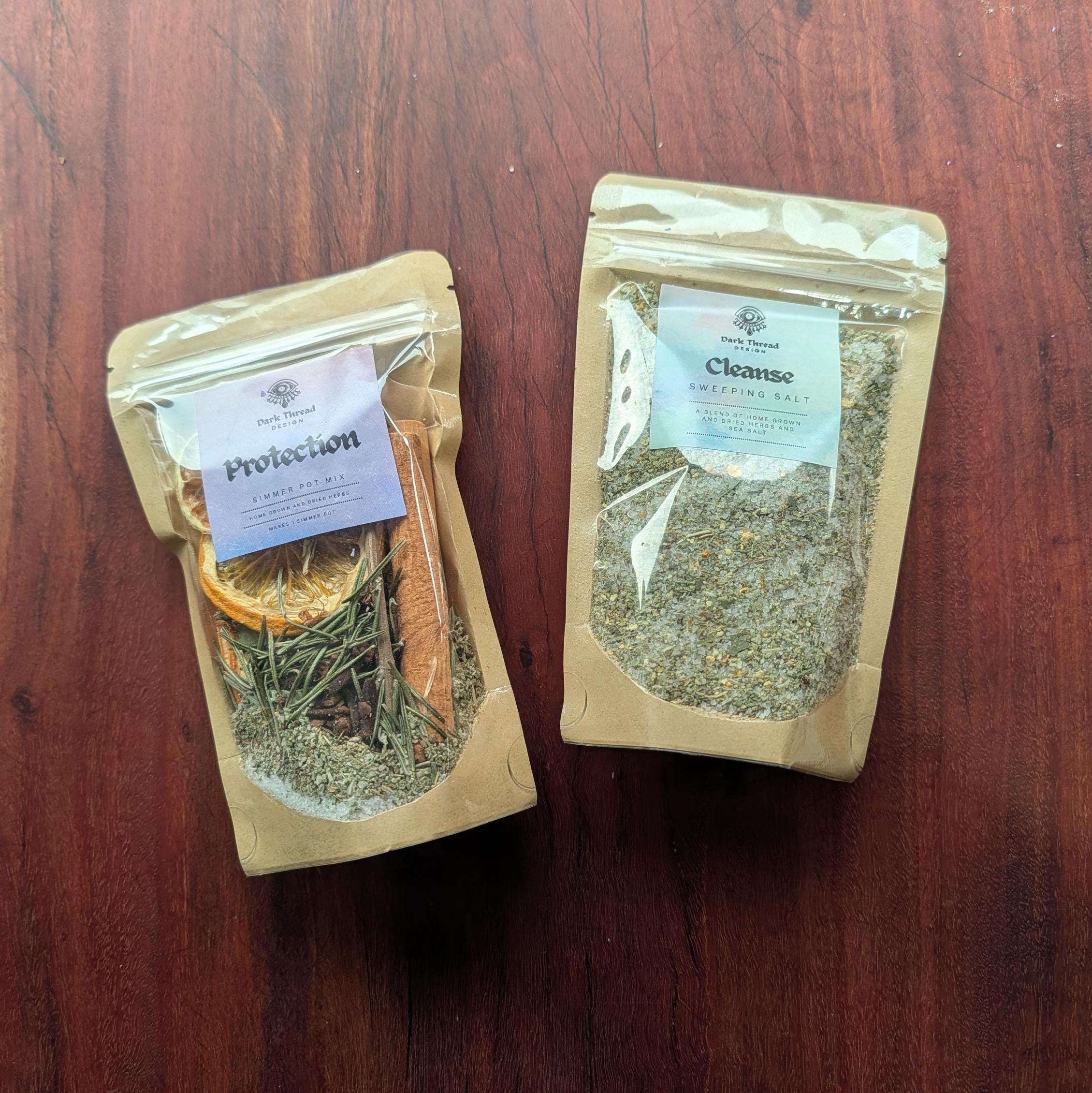 Custom home ritual duo bundle | Pick 1 simmer pot mix and 1 sweeping salt