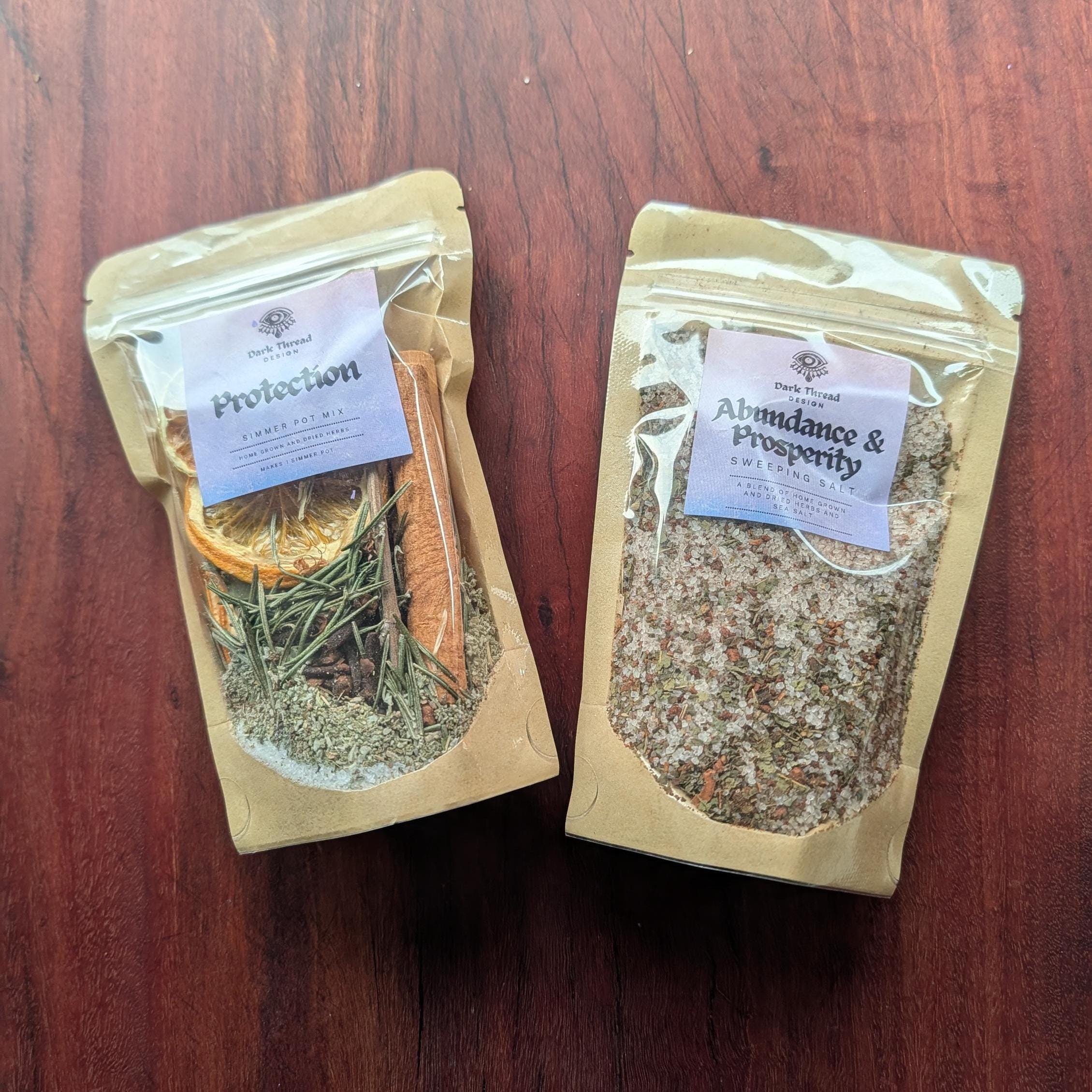 Custom home ritual duo bundle | Pick 1 simmer pot mix and 1 sweeping salt