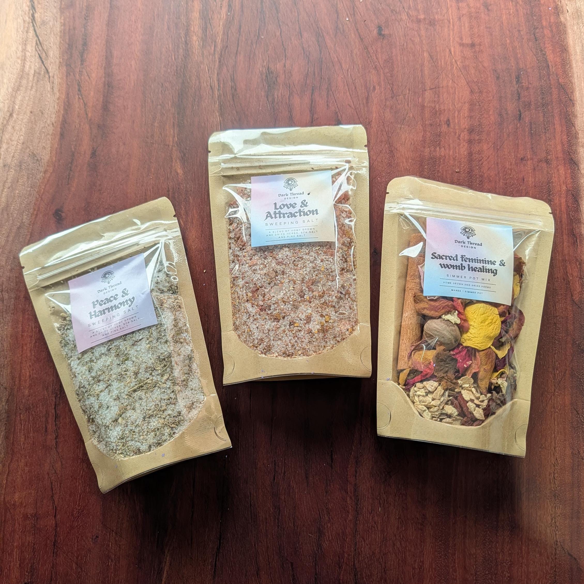 Simmer pot and sweeping salt bundle pack