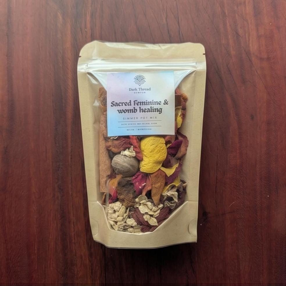 Sacred feminine and womb healing simmer pot