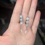 Custom Wire Wrapped Crystal Earrings - single or pair | Small