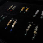 Custom Wire Wrapped Crystal Earrings - single or pair | Large