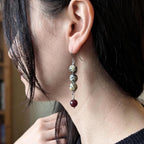 Custom Wire Wrapped Crystal Earrings - single or pair | Large