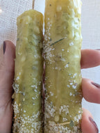 Cleansing and renewal ritual beeswax candles