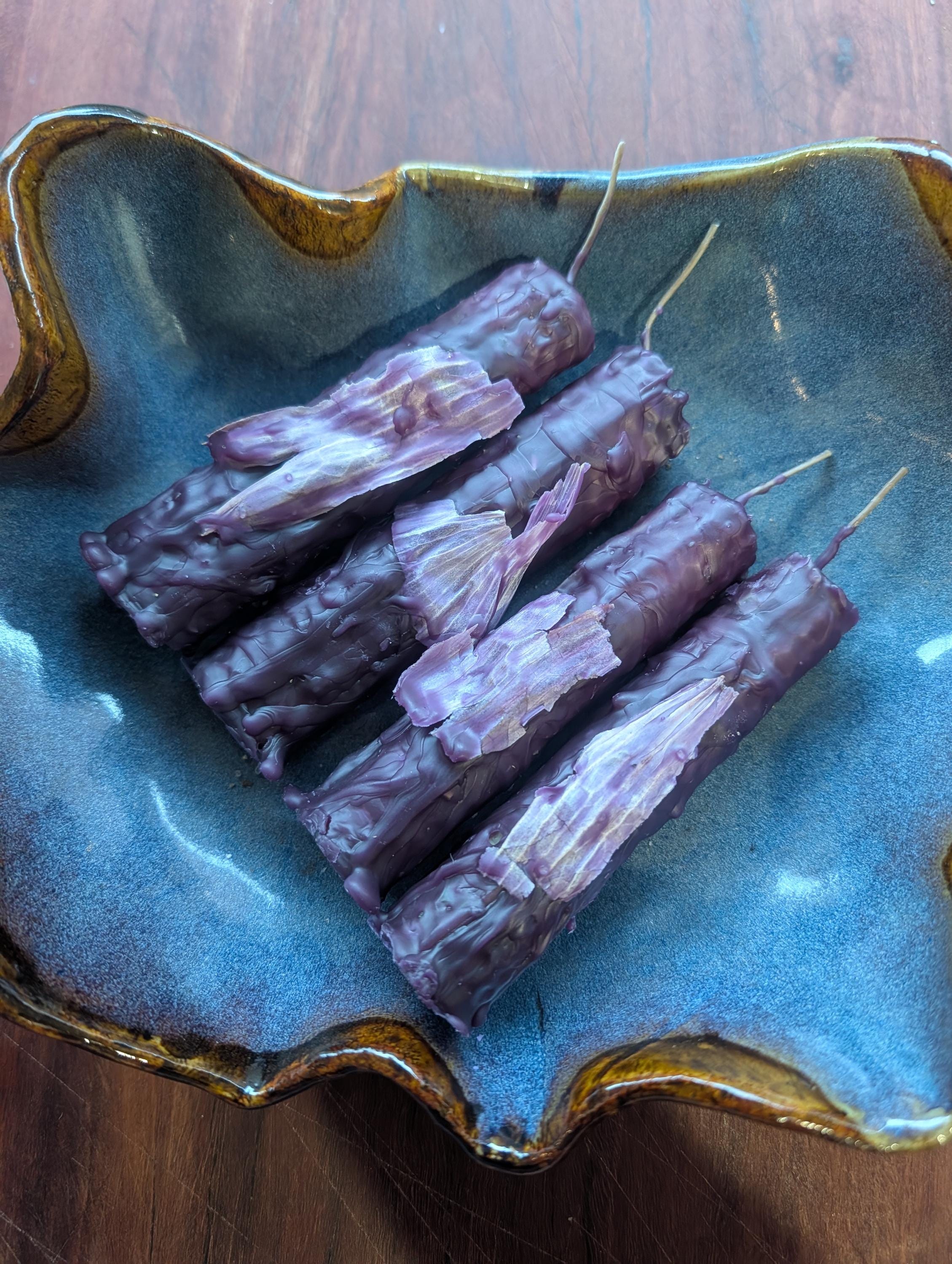 Hekate ritual beeswax taper candles