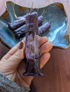Hekate ritual beeswax taper candles