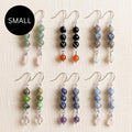 Wire wrapped crystal drop earrings - Choose your pair | Small