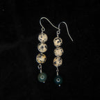 Wire wrapped crystal drop earrings - Choose your pair | Large