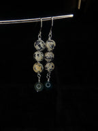 Custom Wire Wrapped Crystal Earrings - single or pair | Large