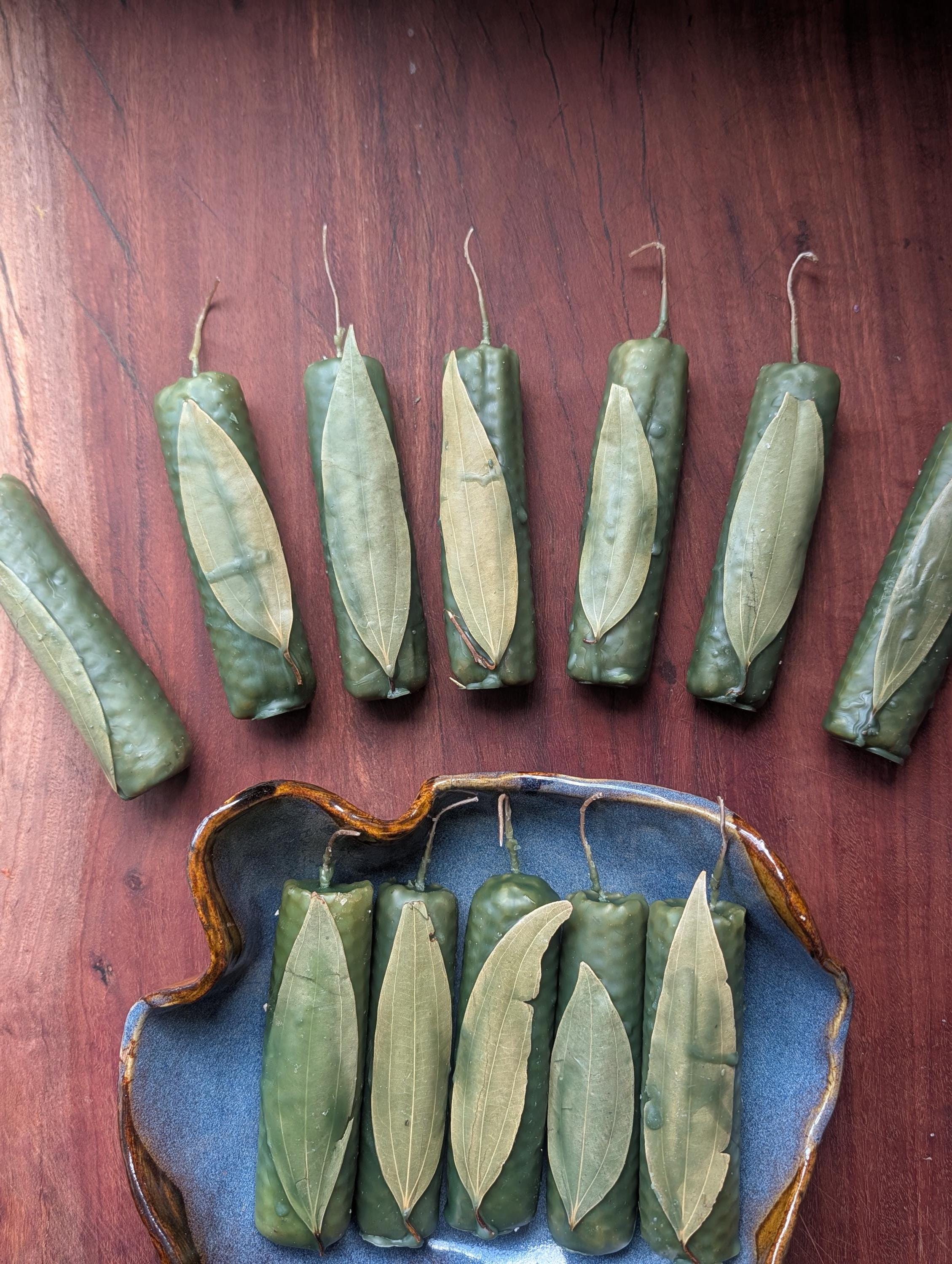 Fortune and prosperity ritual beeswax candles