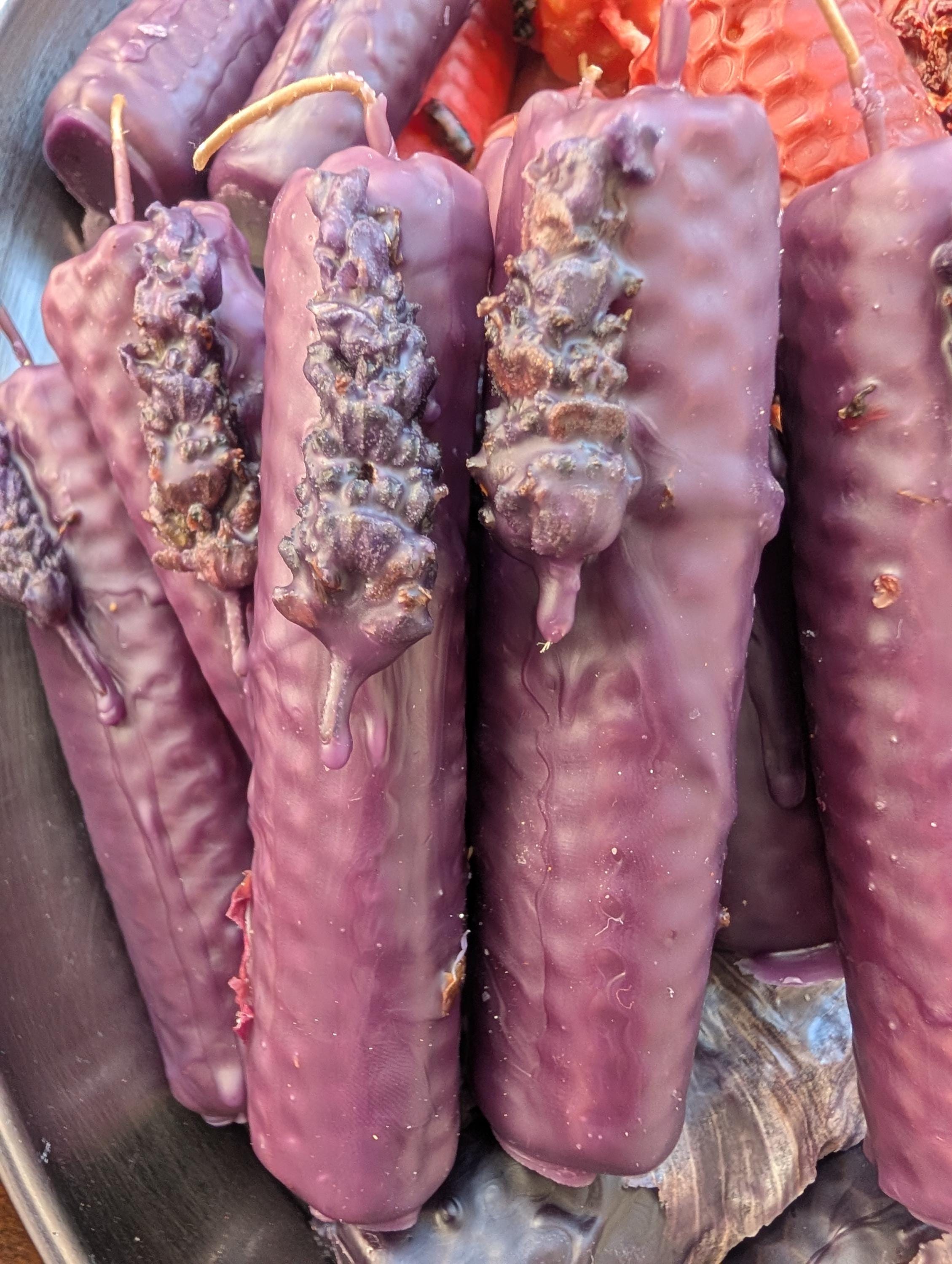 Intuition and clarity ritual beeswax candles