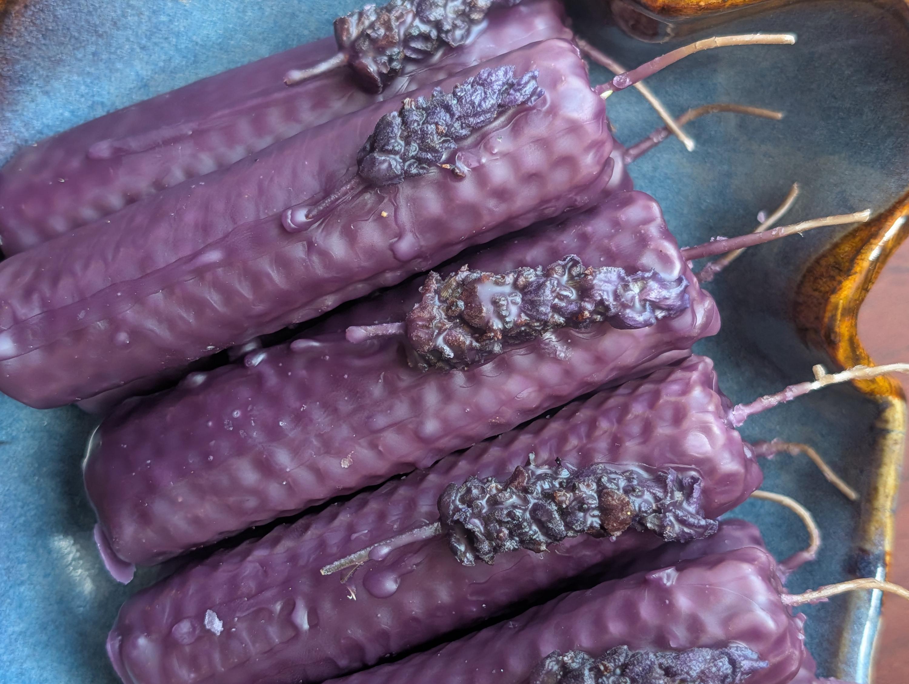 Intuition and clarity ritual beeswax candles