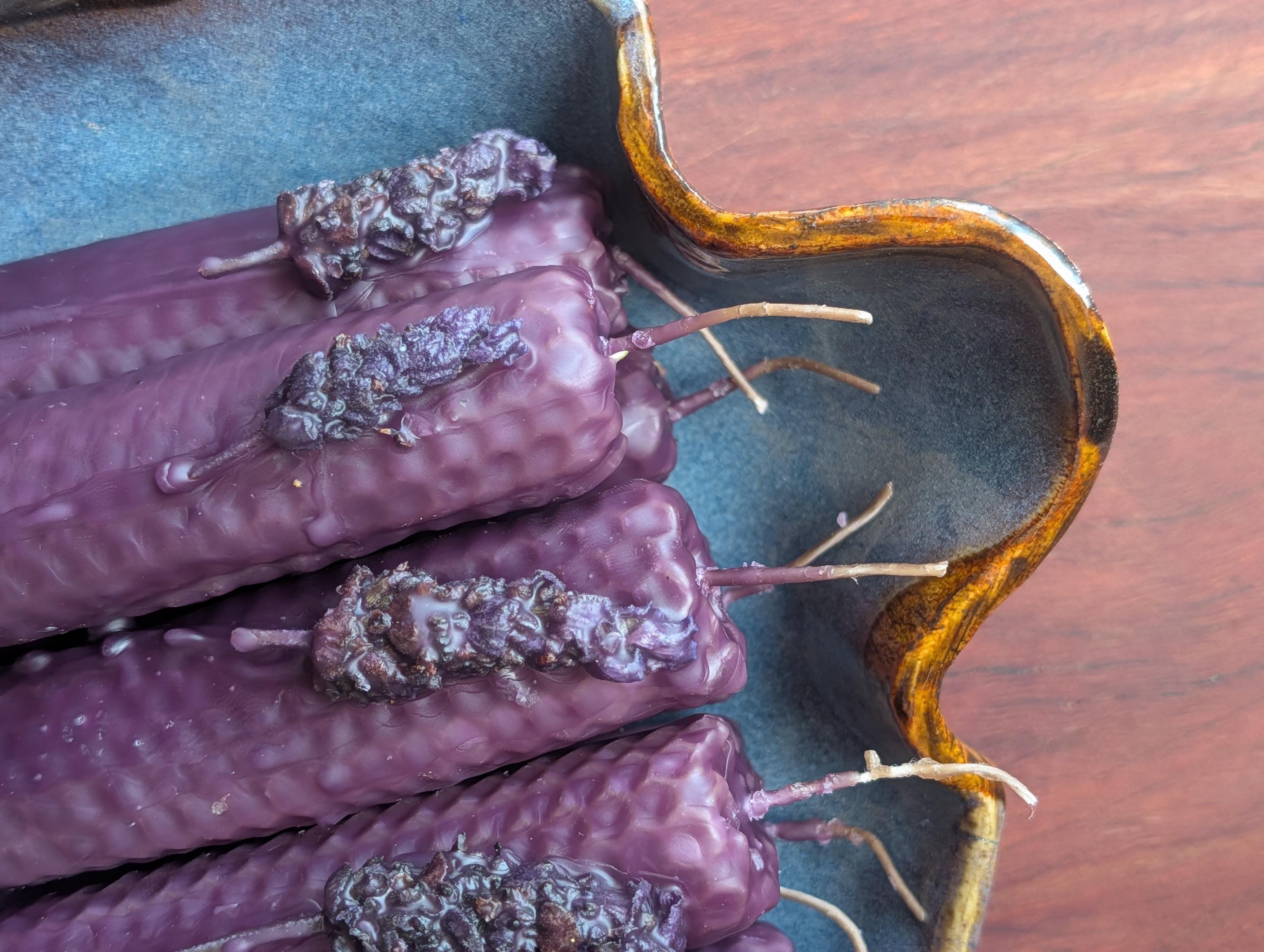 Intuition and clarity ritual beeswax candles