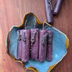 Intuition and clarity ritual beeswax candles