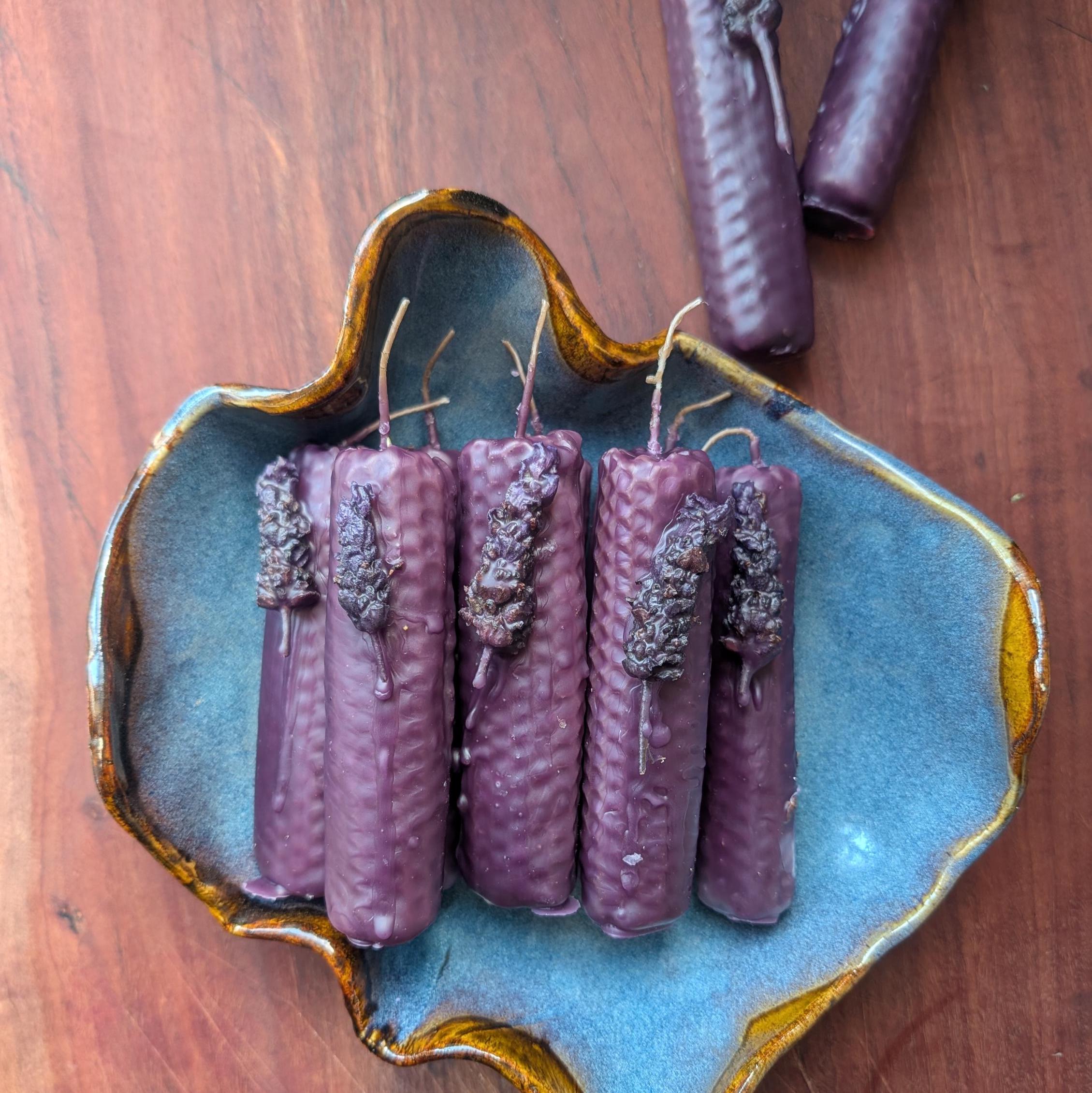 Intuition and clarity ritual beeswax candles