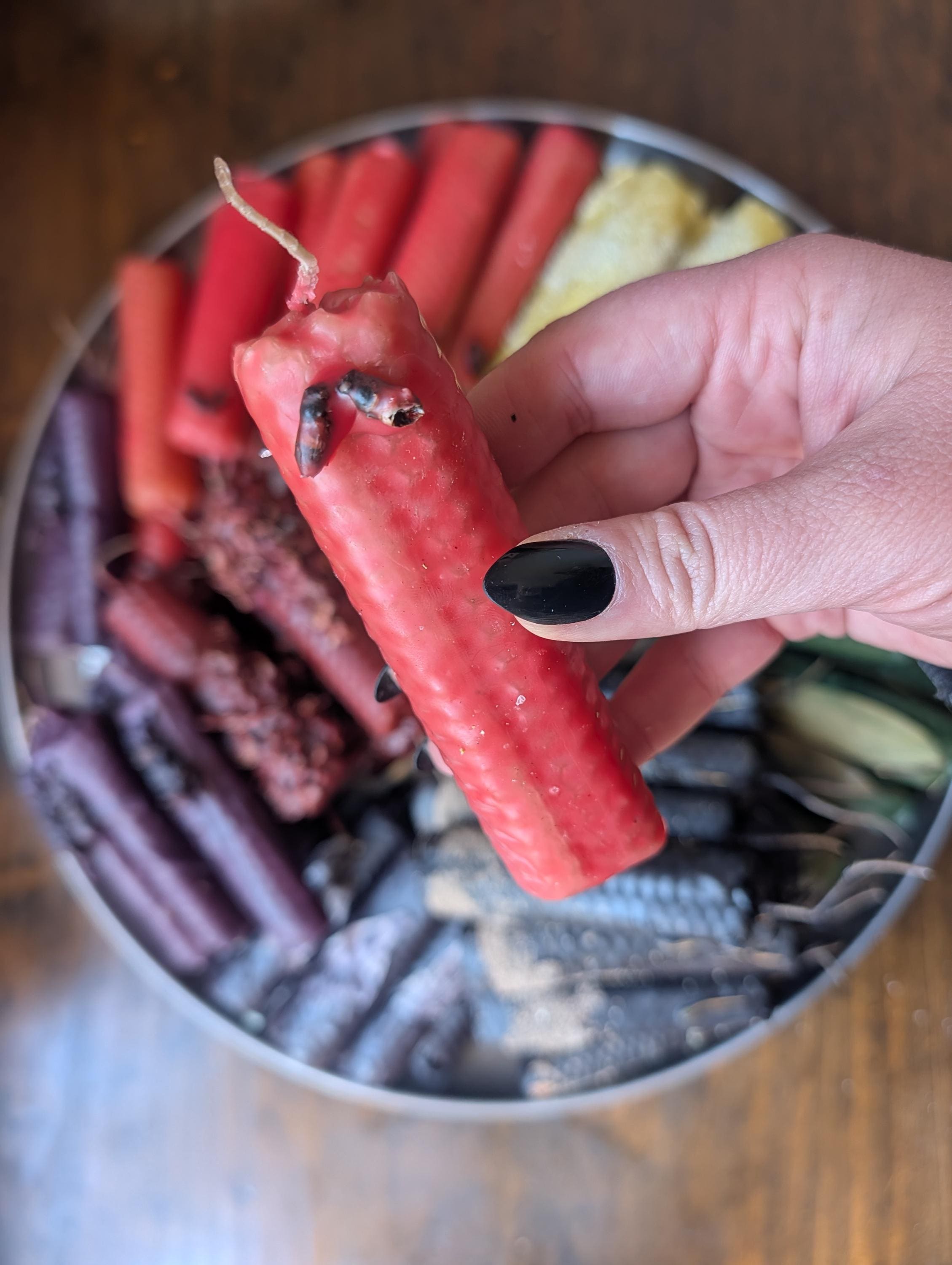 Soulmate connection and heart opening ritual beeswax candles