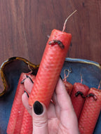Soulmate connection and heart opening ritual beeswax candles