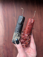 Candle Ritual Set | Choose any two hand-rolled beeswax tapers