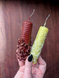 Candle Ritual Set | Choose any two hand-rolled beeswax tapers