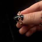 Xenia Williams Raw Copper Crystal Ring Adjustable Whimsigoth Witchcore