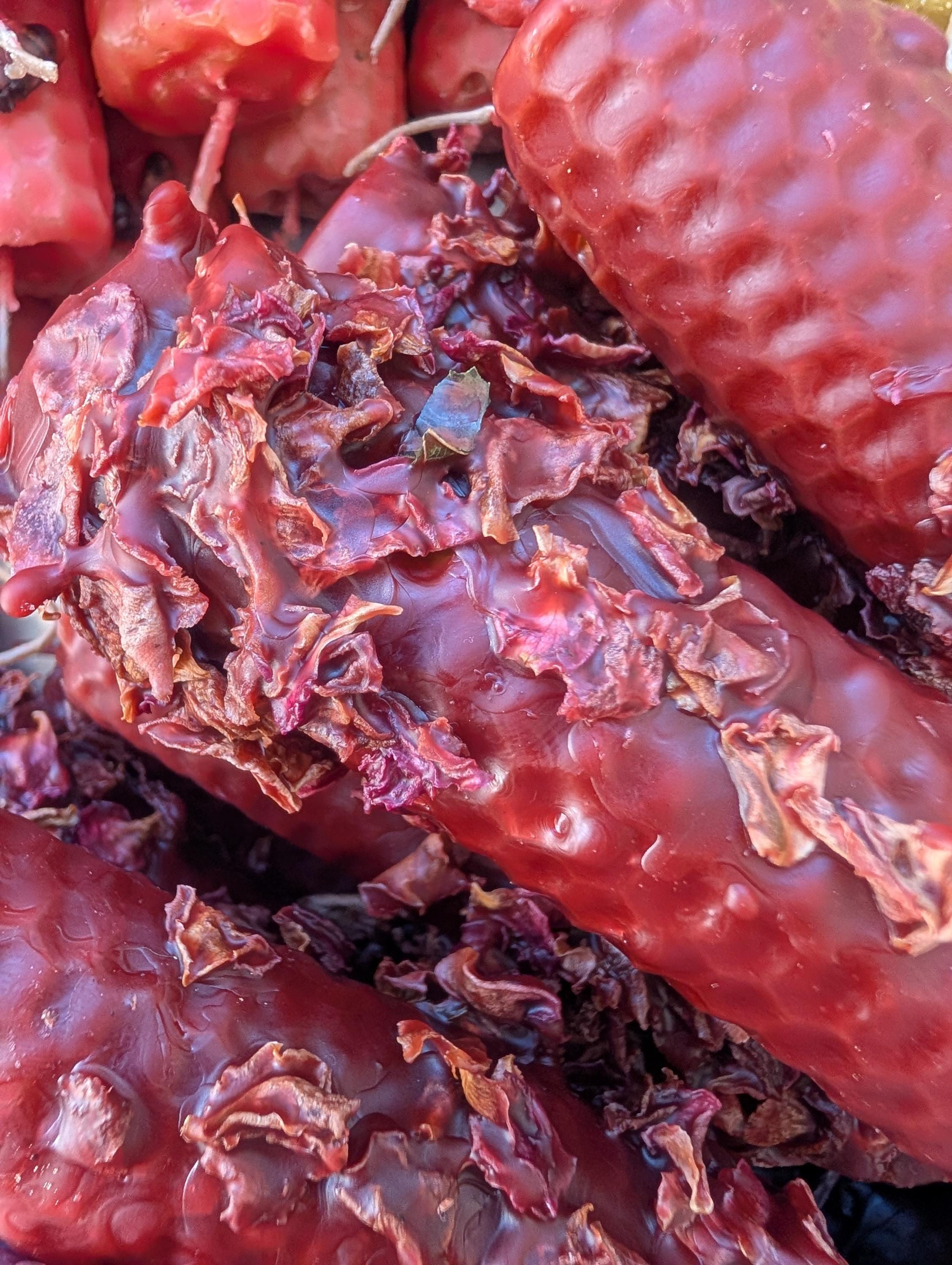 Self love and healing ritual beeswax candles