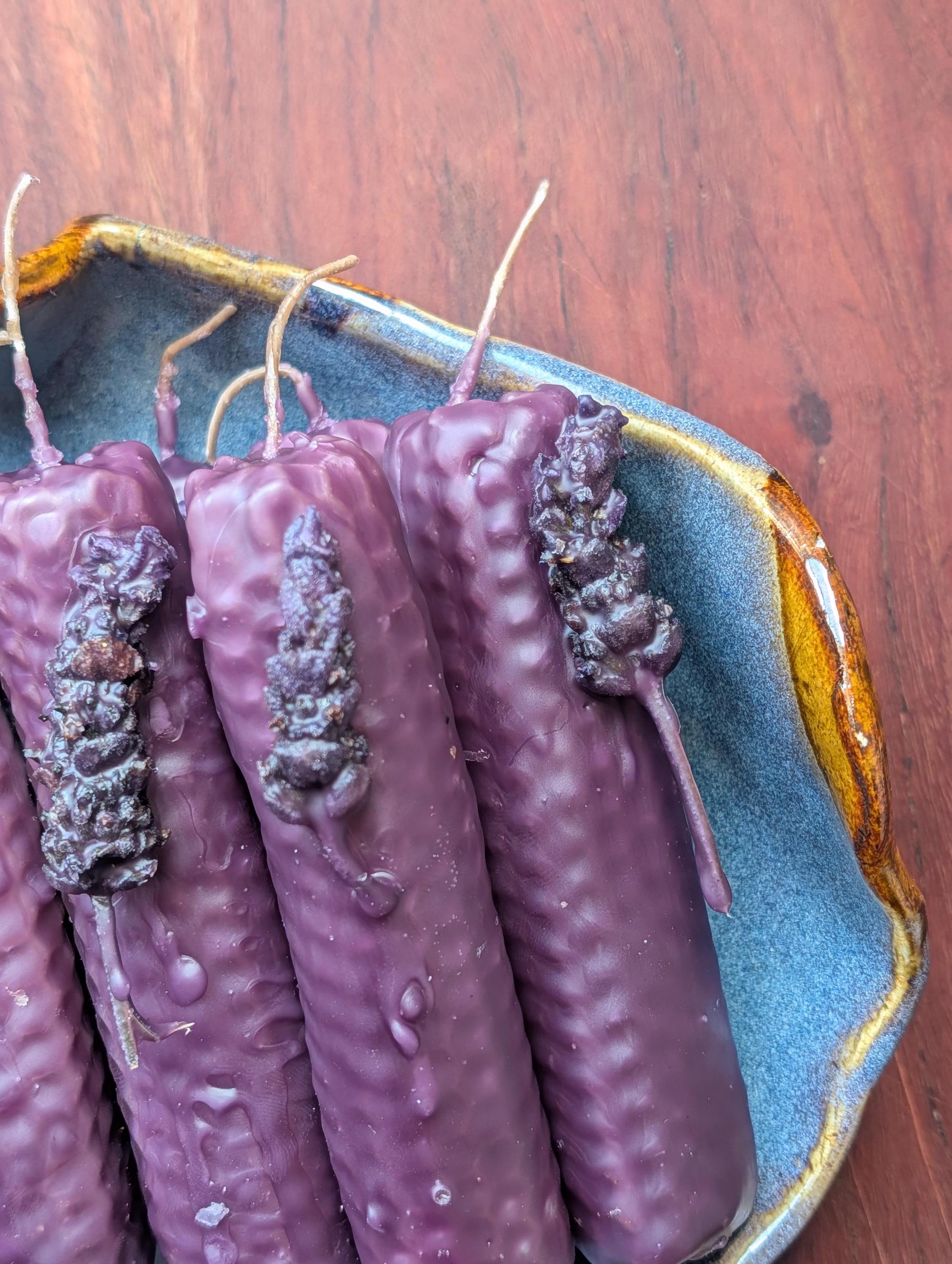 Intuition and clarity ritual beeswax candles