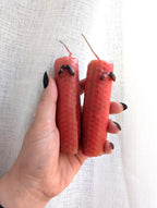 Soulmate connection and heart opening ritual beeswax candles