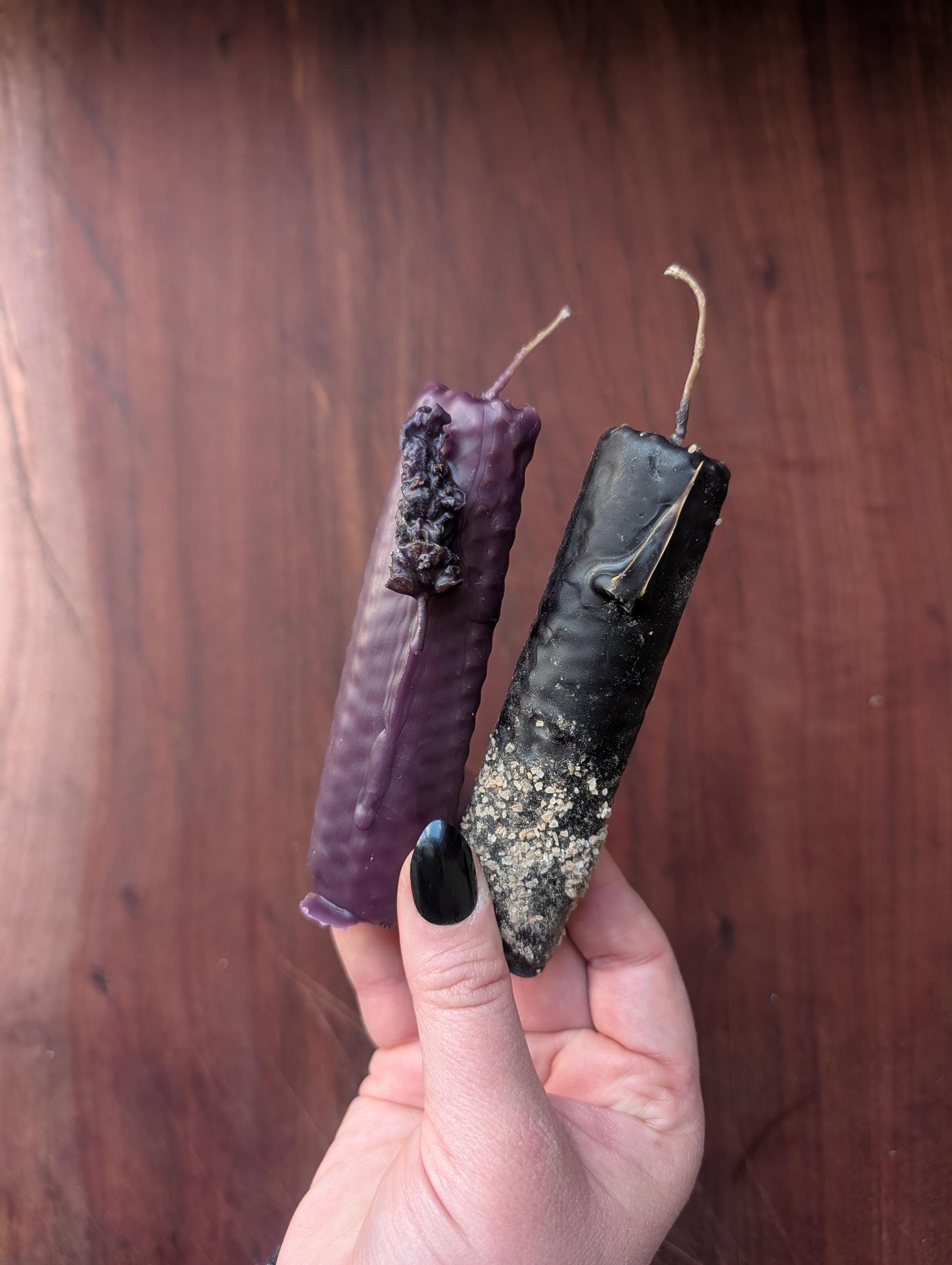 Candle Ritual Set | Choose any two hand-rolled beeswax tapers