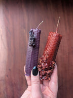 Candle Ritual Set | Choose any two hand-rolled beeswax tapers