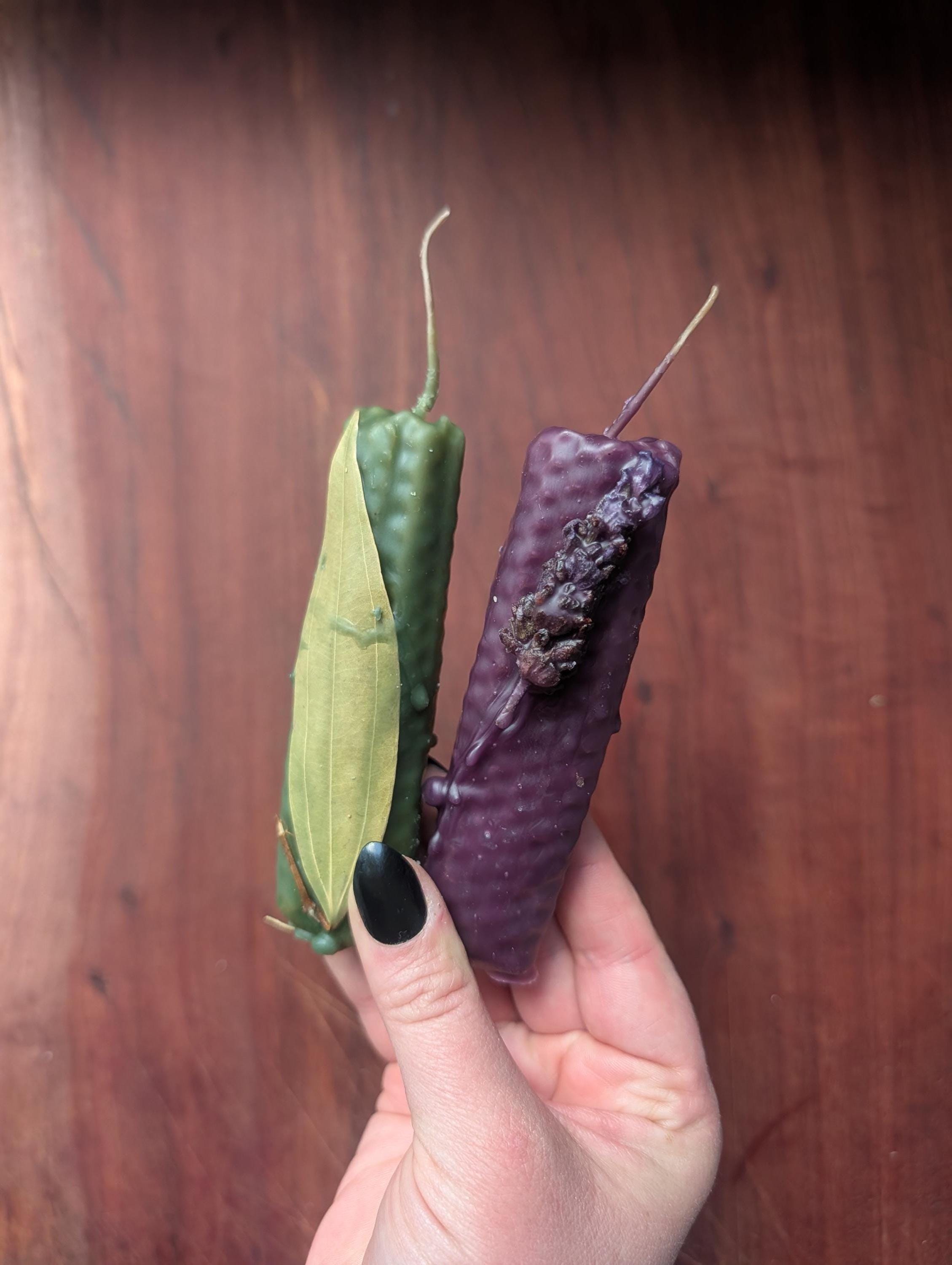 Candle Ritual Set | Choose any two hand-rolled beeswax tapers