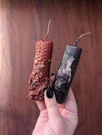 Candle Ritual Set | Choose any two hand-rolled beeswax tapers