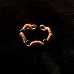 Xenia Williams Raw Copper Crystal Ring Adjustable Whimsigoth Witchcore