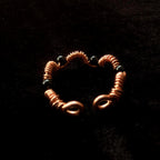 Xenia Williams Raw Copper Crystal Ring Adjustable Whimsigoth Witchcore