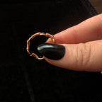 Xenia Williams Raw Copper Crystal Ring Adjustable Whimsigoth Witchcore