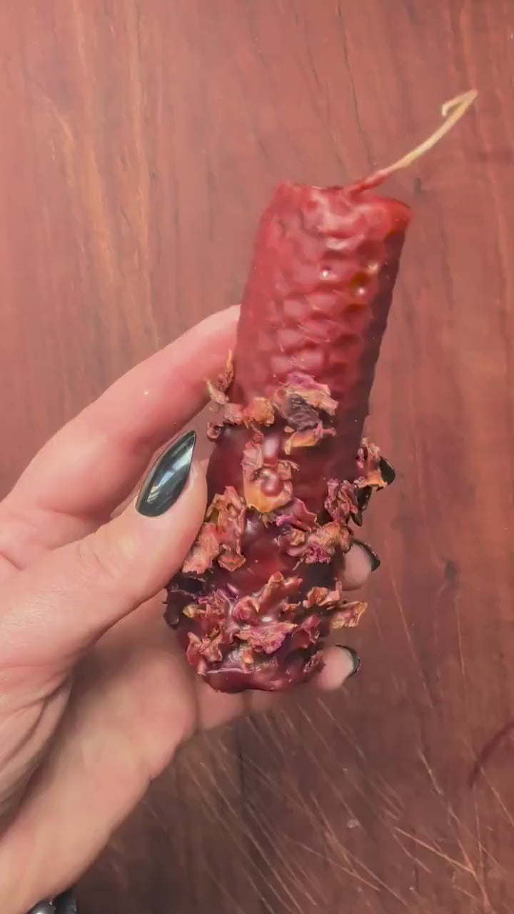 Self love and healing ritual beeswax candles