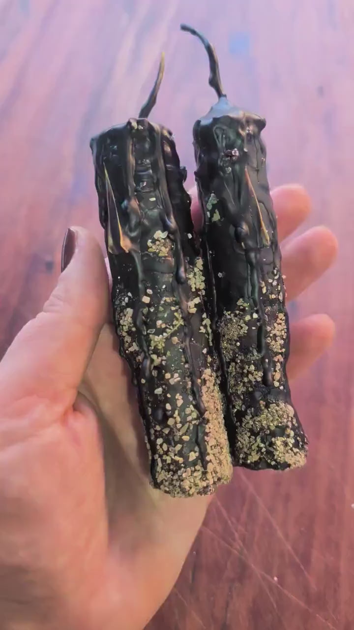 Protection ritual beeswax candles