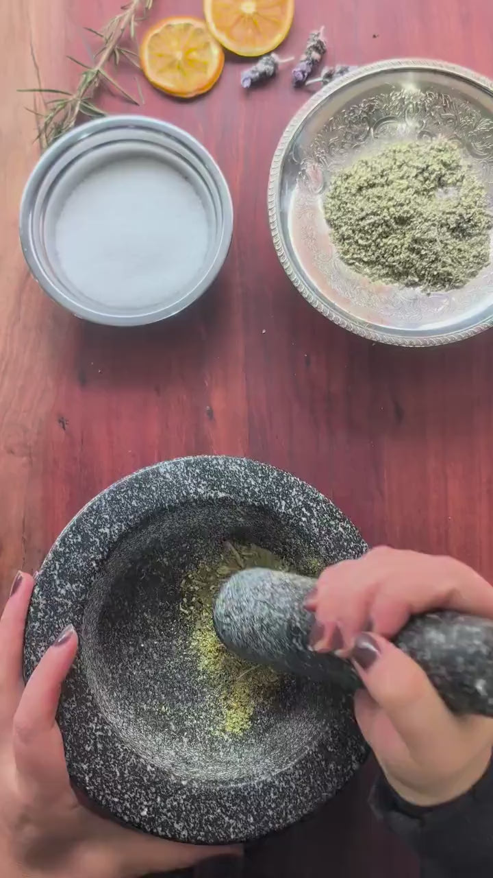 Cleanse sweeping salt | Home blessing, energy clearing ritual blend